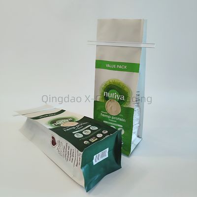 comprare Tasca di sigillo a 8 lati stampata su misura, cravatta di latta, sacchetto a piedi, imballaggio alimentare ricapsulabile online manufacture
