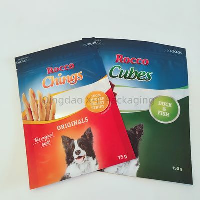 comprare Alimenti per animali da compagnia Sacchetti di sigillo a 3 lati colorati compostabili Sacchetti di imballaggio impermeabili online manufacture