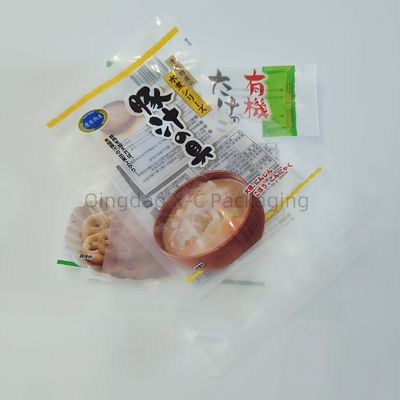 comprare Stampa su misura Borsa di sigillo a 3 lati con sigillo termico della finestra Sacchetto di imballaggio di plastica per snack online manufacture