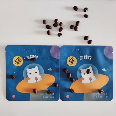 comprare Custom Printed Packing Bag with Zipper Closure and Die-cut Handle online manufacture