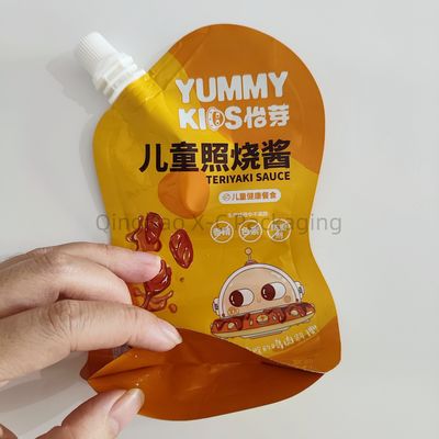 comprare Flessibile sigillo termico Top Spout Stand Up Bag, Spouted Liquid Stand Up Bags OEM online manufacture