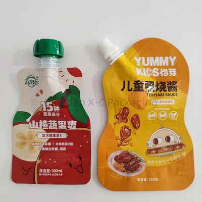 comprare Imballaggio Purificato Sgombero Sacchetto Stand Up, BRC Sacchetti liquidi di qualità alimentare con becco online manufacture