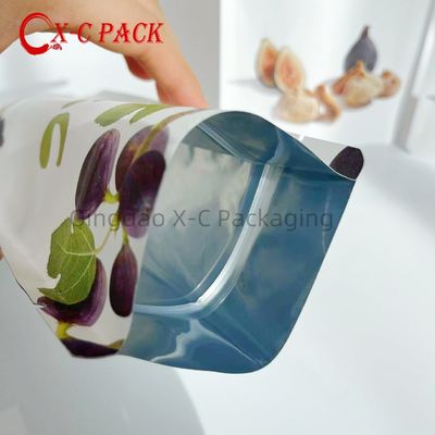 comprare Borsa per imballaggio di frutta essiccata con cerniera lucida per imballaggio per imballaggio di frutta essiccata stampare alimenti PE sigillo termico stampa digitale borsa di torta online manufacture