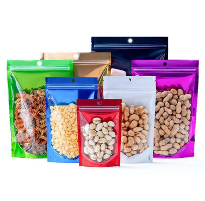 comprare Sacchetti di plastica riciclabili con finestra per cibo e caramelle fino a 11 colori online manufacture