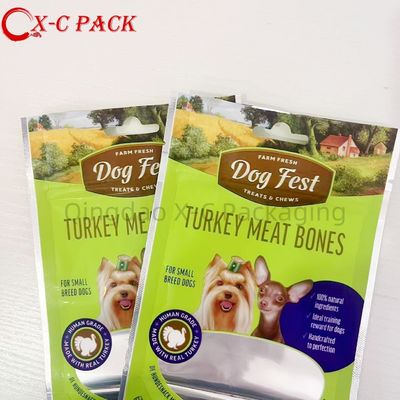 comprare Sacchetti biodegradabili ecologici per alimenti per animali da compagnia Attraenti Sacchetti stampati a sigillo a tre lati per dolci per animali da compagnia online manufacture