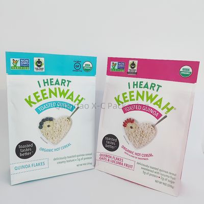Plastico personalizzato Stand Up Ziplock Sacchetti sacchetto per imballaggio alimentare 10 colori
