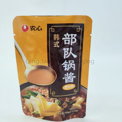 OEM Acquaproof Plastic Stand Up Bag Food Grade Packaging Ziplock Personalizzato
