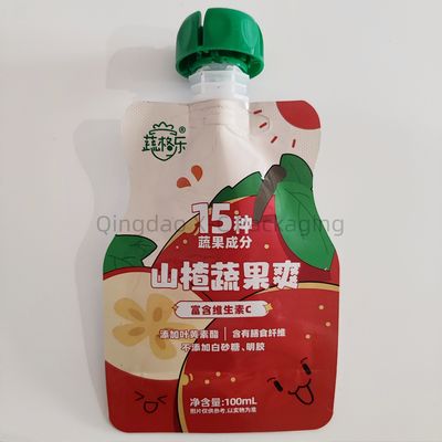 Imballaggio alimentare liquido a sbuffi sacchetti a sbuffi angolo sacchetto a sbuffi Eco-friendly