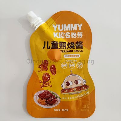 Imballaggio in plastica a forma personalizzata con sacchetto riciclabile per imballaggi sostenibili
