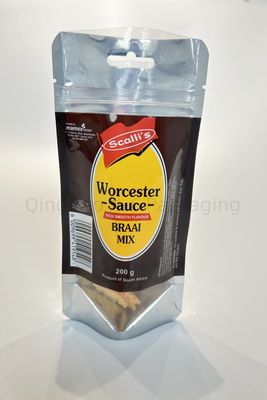 Stand up pouch sacchetti di imballaggio stampati personalizzati per polvere da forno 500g QC 100% ispezione prima della consegna resistenza agli urti