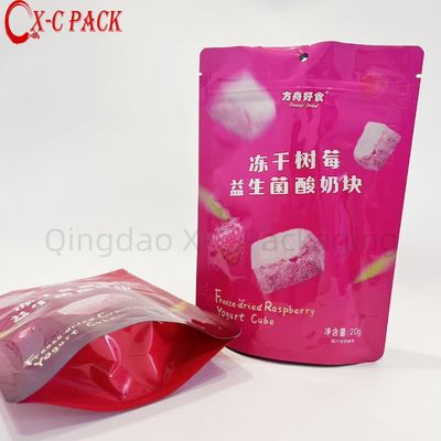 Logo personalizzato ingrosso di plastica caramelle biscotto snack imballaggio in foglio di alluminio sacchetto di imballaggio a cerniera